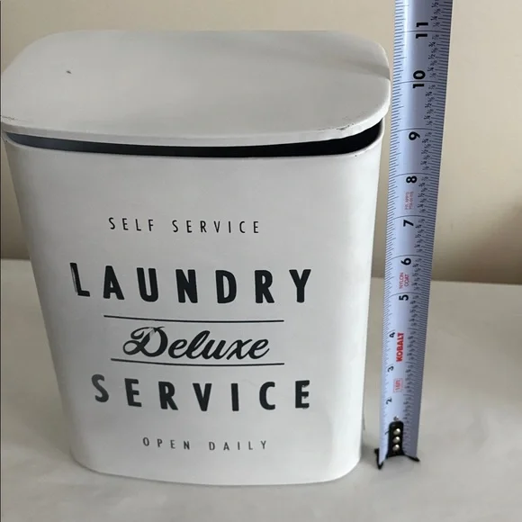 Better Homes & Gardens White Laundry Storage Bins lint keeper and soap holder - Picture 7 of 9